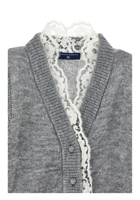 Cardigan con pizzo ERMANNO SCERVINO JUNIOR | Z9H800 87100032